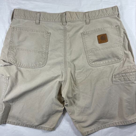 Vintage Y2K Carhartt Khaki Work Shorts + Gray Relaxed Fit Shorts Bundle Men’s 38 - Picture 8 of 16